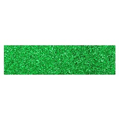 Green Glitter Satin Scarf (oblong) by snowwhitegirl