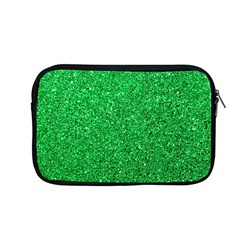 Green Glitter Apple Macbook Pro 13  Zipper Case by snowwhitegirl