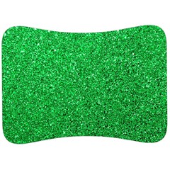 Green Glitter Velour Seat Head Rest Cushion