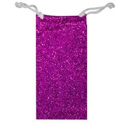 Pink  Glitter Jewelry Bag