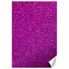 Pink  Glitter Canvas 20  X 30   by snowwhitegirl