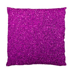 Pink  Glitter Standard Cushion Case (two Sides) by snowwhitegirl