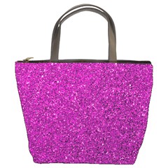 Pink  Glitter Bucket Bag by snowwhitegirl