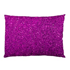 Pink  Glitter Pillow Case by snowwhitegirl