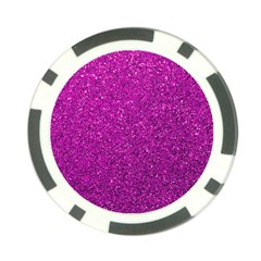 Pink  Glitter Poker Chip Card Guard (10 Pack) by snowwhitegirl