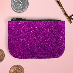 Pink  Glitter Mini Coin Purse by snowwhitegirl