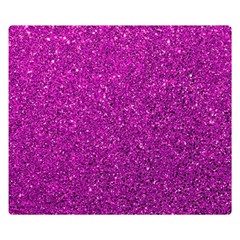 Pink  Glitter Double Sided Flano Blanket (small)  by snowwhitegirl