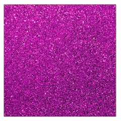 Pink  Glitter Large Satin Scarf (square) by snowwhitegirl