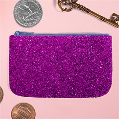 Pink  Glitter Large Coin Purse by snowwhitegirl