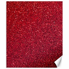 Red  Glitter Canvas 20  X 24   by snowwhitegirl