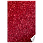 Red  Glitter Canvas 24  x 36  23.35 x34.74  Canvas - 1