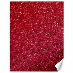 Red  Glitter Canvas 36  X 48   by snowwhitegirl