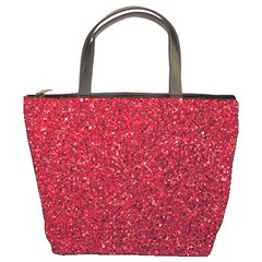 Red  Glitter Bucket Bag by snowwhitegirl