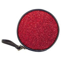 Red  Glitter Classic 20-cd Wallets by snowwhitegirl