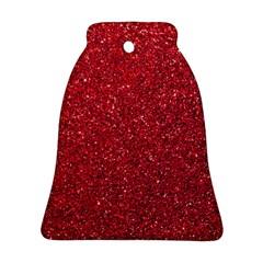 Red  Glitter Ornament (bell)