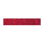 Red  Glitter Flano Scarf (Mini) Front