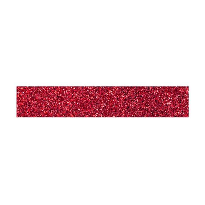 Red  Glitter Flano Scarf (Mini)