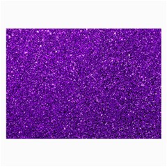 Purple  Glitter Large Glasses Cloth (2-Side)