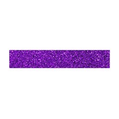 Purple  Glitter Flano Scarf (Mini)