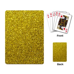 Gold  Glitter Playing Card by snowwhitegirl