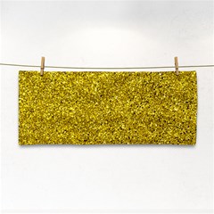 Gold  Glitter Hand Towel by snowwhitegirl