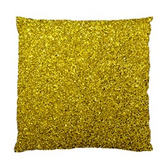 Gold  Glitter Standard Cushion Case (two Sides)