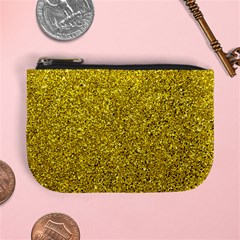 Gold  Glitter Mini Coin Purse by snowwhitegirl