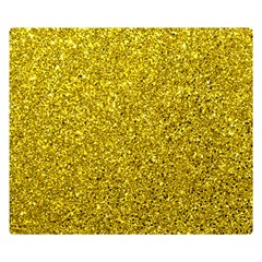 Gold  Glitter Double Sided Flano Blanket (small)  by snowwhitegirl