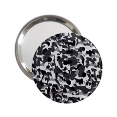 Grey Camo 2 25  Handbag Mirrors by snowwhitegirl