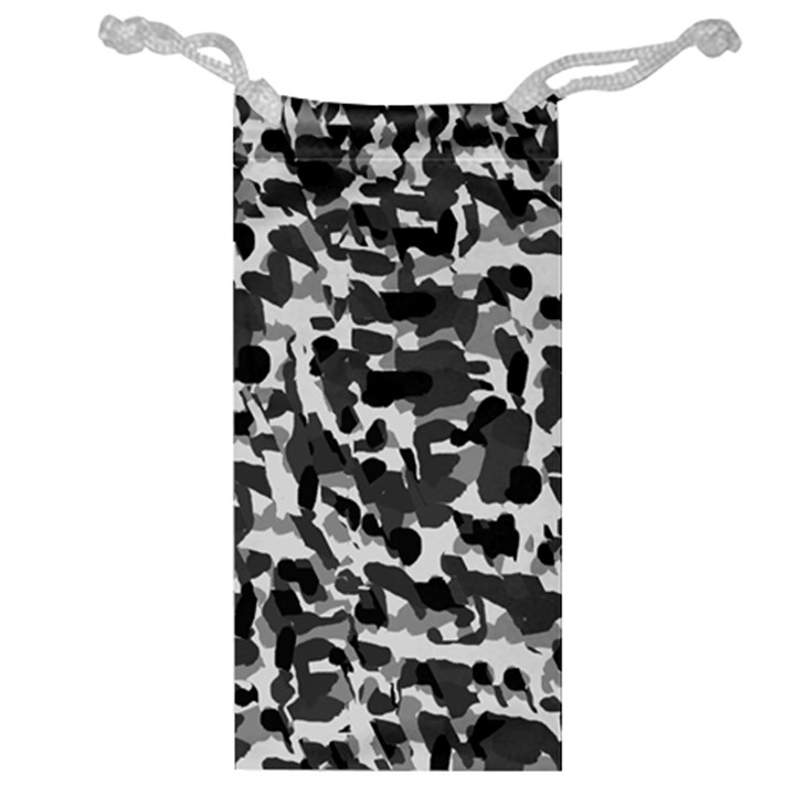 Grey Camo Jewelry Bag