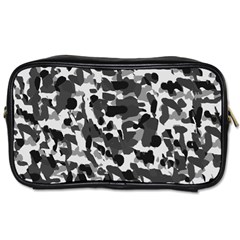 Grey Camo Toiletries Bag (one Side) by snowwhitegirl