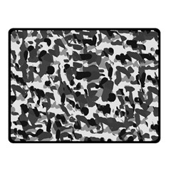 Grey Camo Double Sided Fleece Blanket (small)  by snowwhitegirl