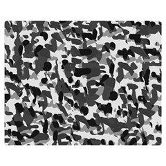 Grey Camo Double Sided Flano Blanket (medium)  by snowwhitegirl