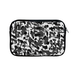 Grey Camo Apple Macbook Pro 13  Zipper Case by snowwhitegirl