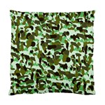 Brownish Green Camo Standard Cushion Case (Two Sides) Front