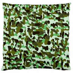 Brownish Green Camo Standard Flano Cushion Case (two Sides) by snowwhitegirl