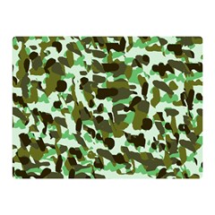 Brownish Green Camo Double Sided Flano Blanket (mini)  by snowwhitegirl