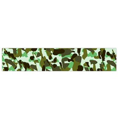 Brownish Green Camo Small Flano Scarf by snowwhitegirl