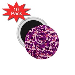 Pink Camo 1 75  Magnets (10 Pack)  by snowwhitegirl