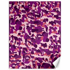 Pink Camo Canvas 12  X 16   by snowwhitegirl