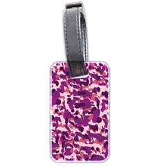 Pink Camo Luggage Tags (two Sides) by snowwhitegirl