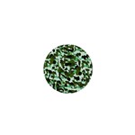 Green Camo 1  Mini Buttons Front