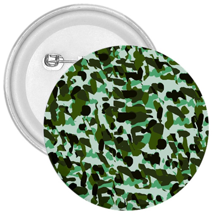 Green Camo 3  Buttons