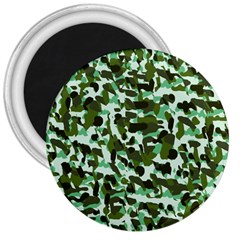 Green Camo 3  Magnets