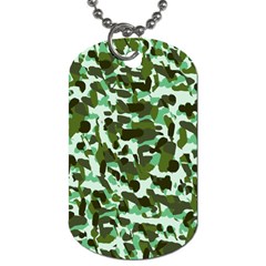 Green Camo Dog Tag (One Side)