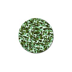 Green Camo Golf Ball Marker