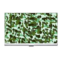 Green Camo Business Card Holders