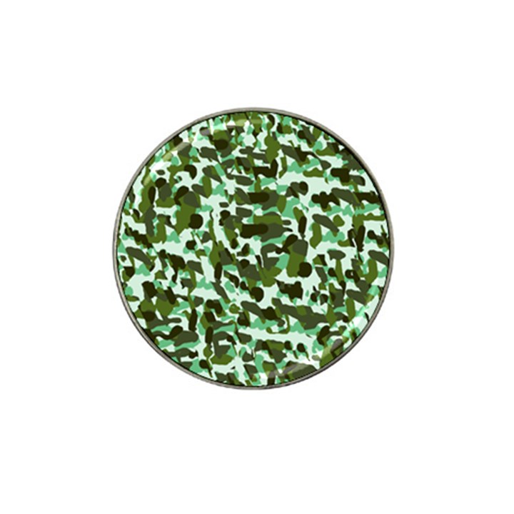 Green Camo Hat Clip Ball Marker