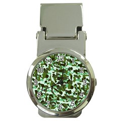 Green Camo Money Clip Watches