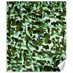 Green Camo Canvas 20  x 24  